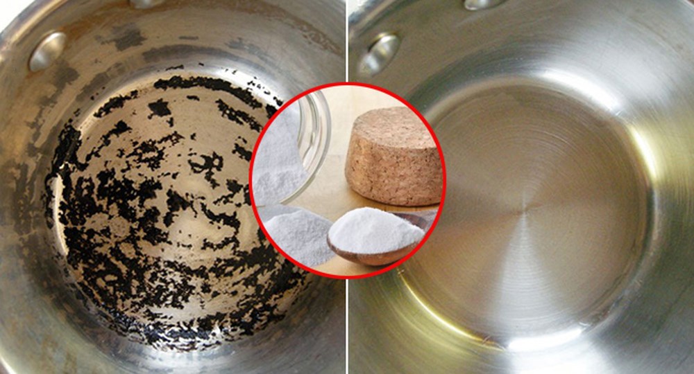 Cách rửa sạch xoong nồi bị cháy