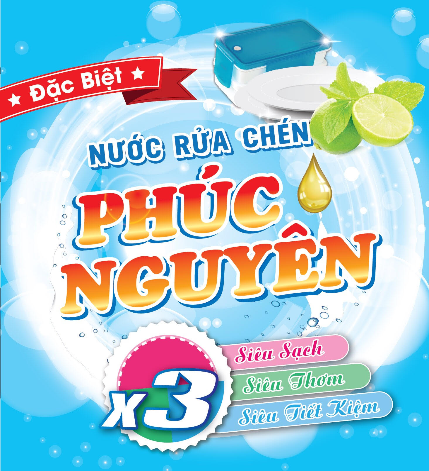 Nước rửa chén Phúc Nguyên – hàng Việt Nam chất lượng cao